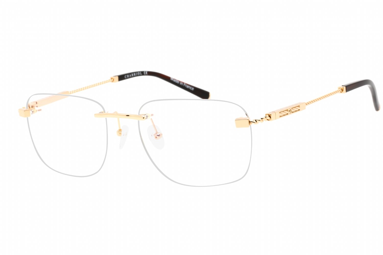Charriol PC75104 Shiny Gold / Clear Lens C01 59-18-0 MM