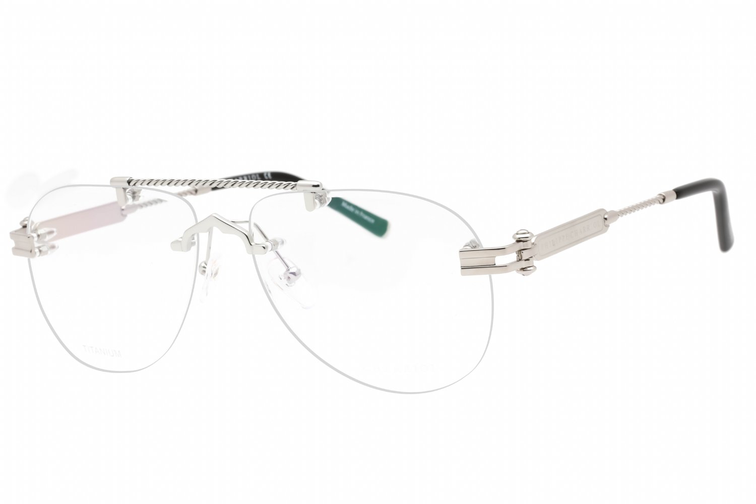 Charriol PC75106 Shiny Silver / Clear demo lens C02 59-16-145 MM