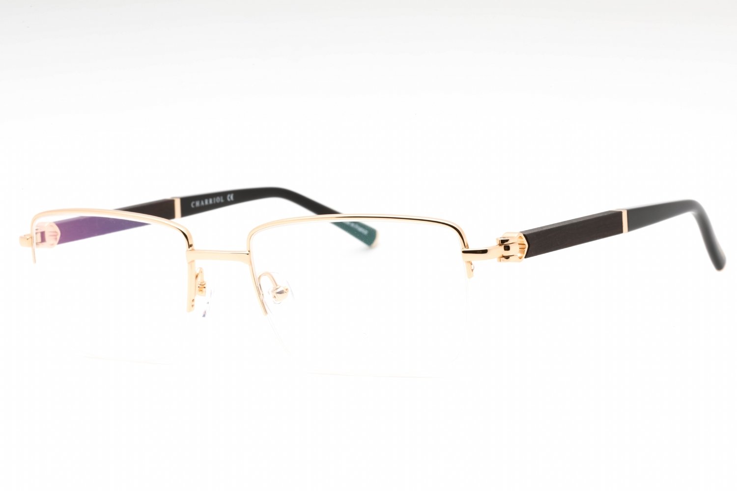 Charriol PC75108 Shiny Gold Black / Clear Lens C03 56-19-145 MM