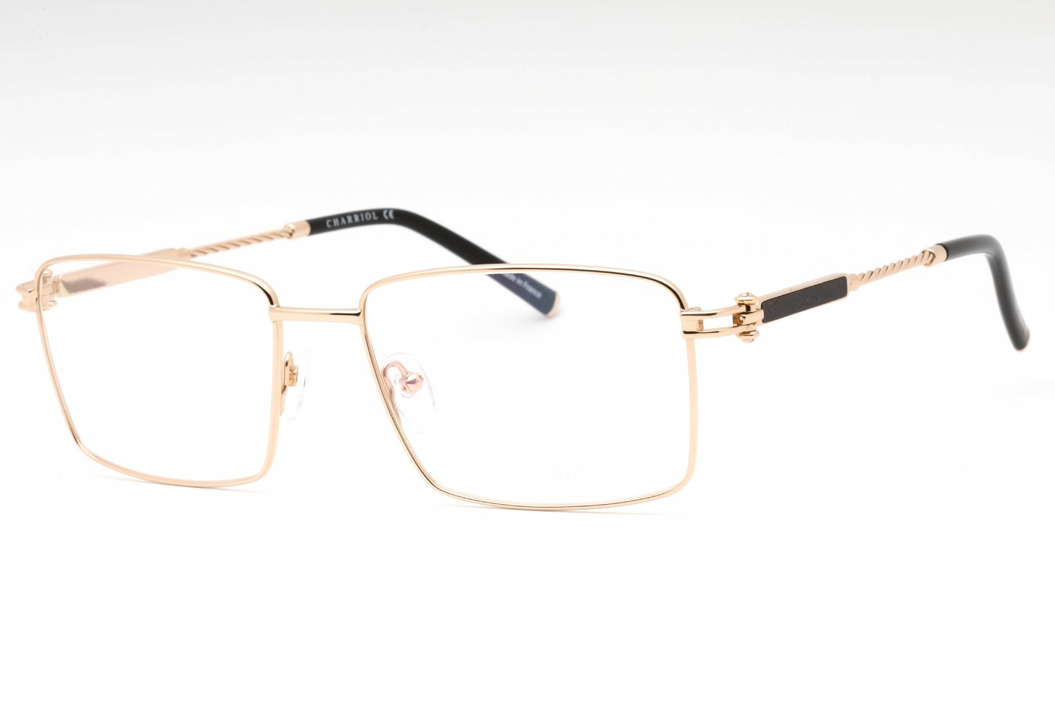 Charriol PC75113 Shiny Gold/Black / Clear Lens C03 59-18-145 MM