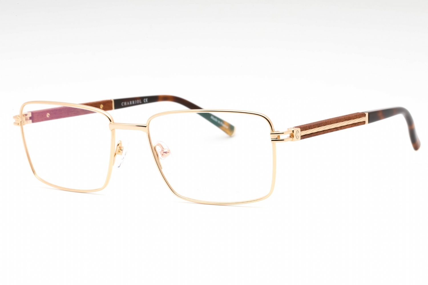 Charriol PC75116 Shiny Gold/Tortoise / Clear Lens C01 55-18-0 MM