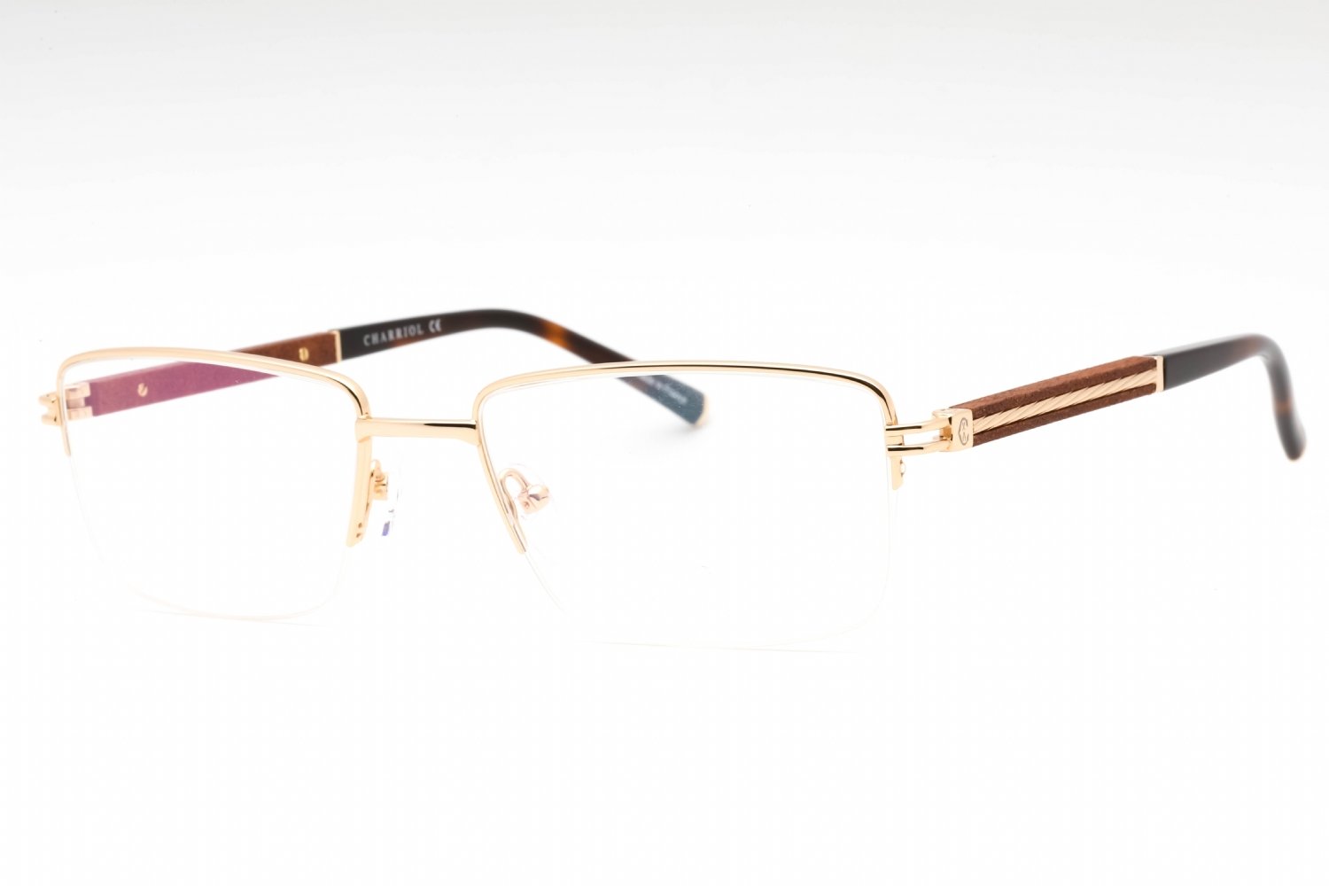 Charriol PC75117 Shiny Gold/Tortoise / Clear Lens C01 56-19-145 MM