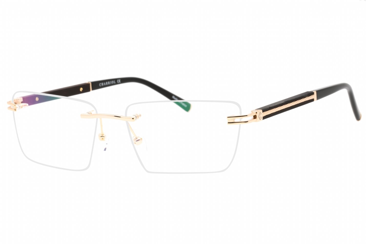 Charriol PC75118 Shiny Gold/Black / Clear Lens C03 58-18-145 MM