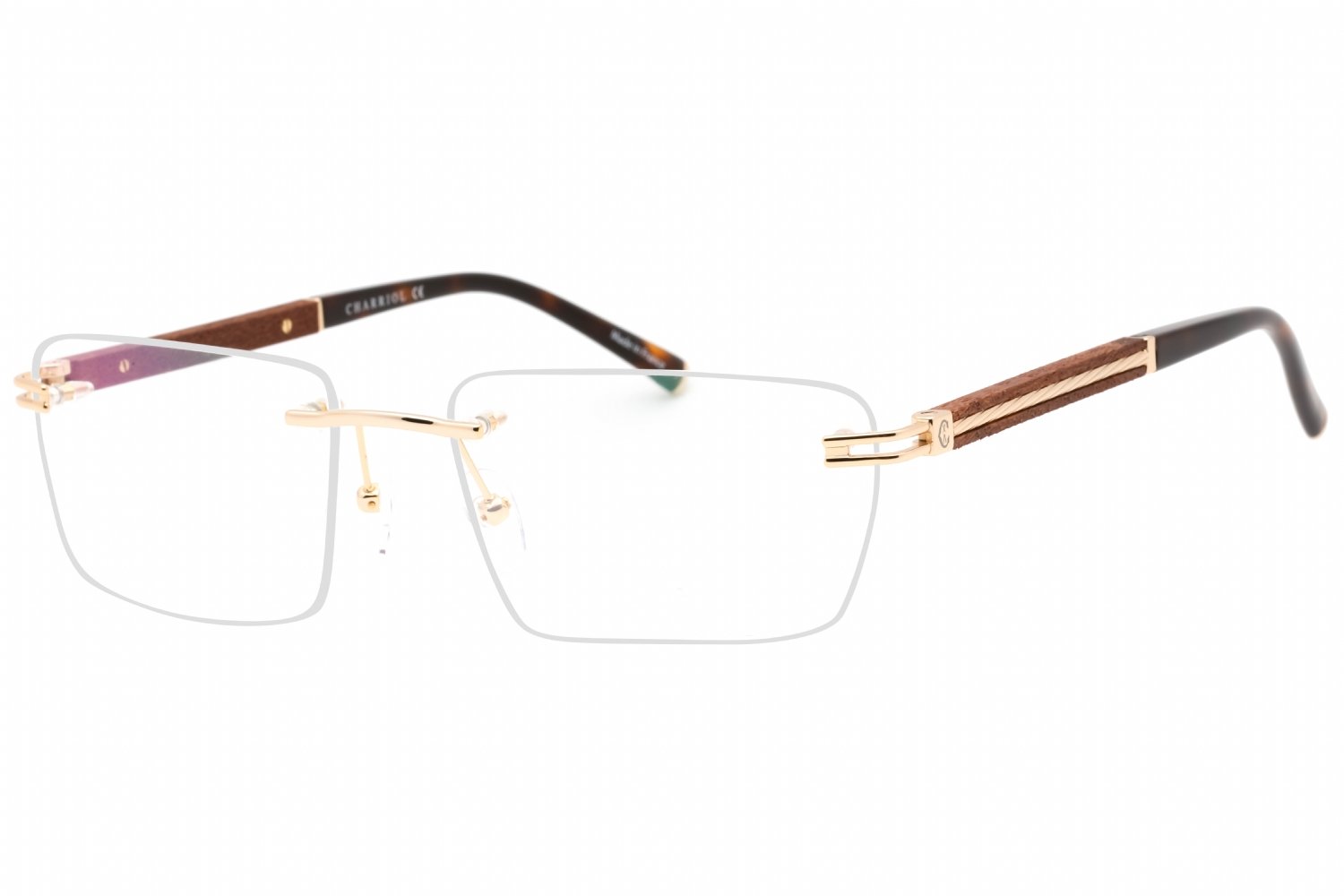 Charriol PC75118 Shiny Gold/Tortoise / Clear Lens C01 58-18-145 MM