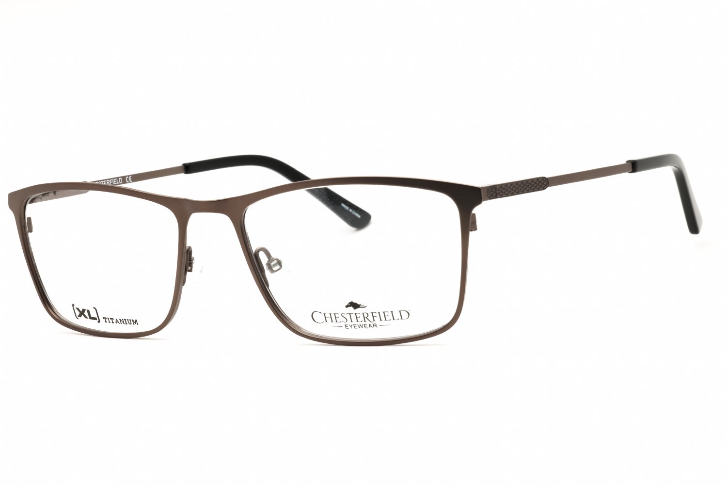 Chesterfield CH 100XL/T BRUSHED GR/clear demo lens 0JCA 00 57-18-150 MM