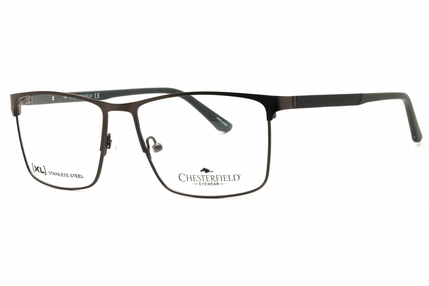 Chesterfield CH 104XL MATTE GREY/clear demo lens 0FRE 00 56-16-150 MM