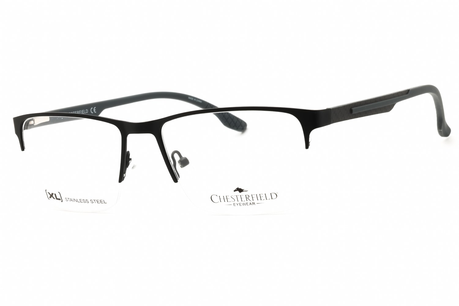 Chesterfield CH 69XL MATTE BLACK/Clear demo lens 0003 00 55-17-145 MM