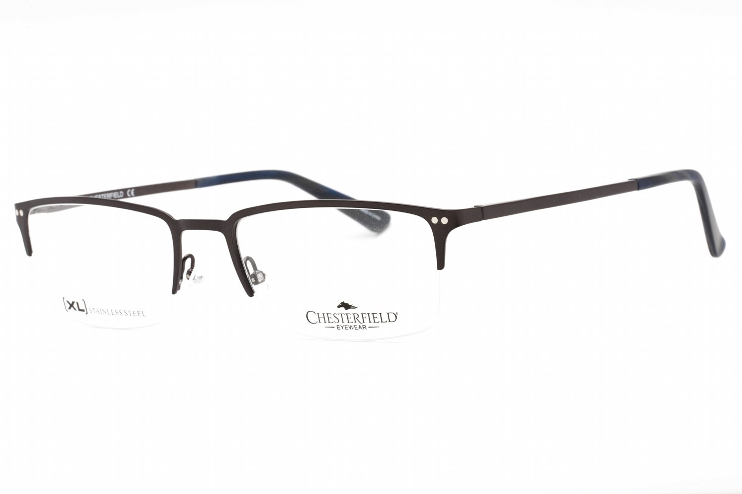 Chesterfield CH 84XL MATTE GREY/ Clear demo lens 0FRE 00 57-20-150 MM