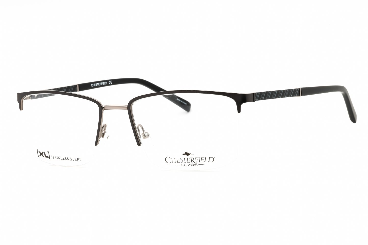 Chesterfield CH 98XL MATTE GREY/Clear demo lens 0FRE 00 56-19-150 MM