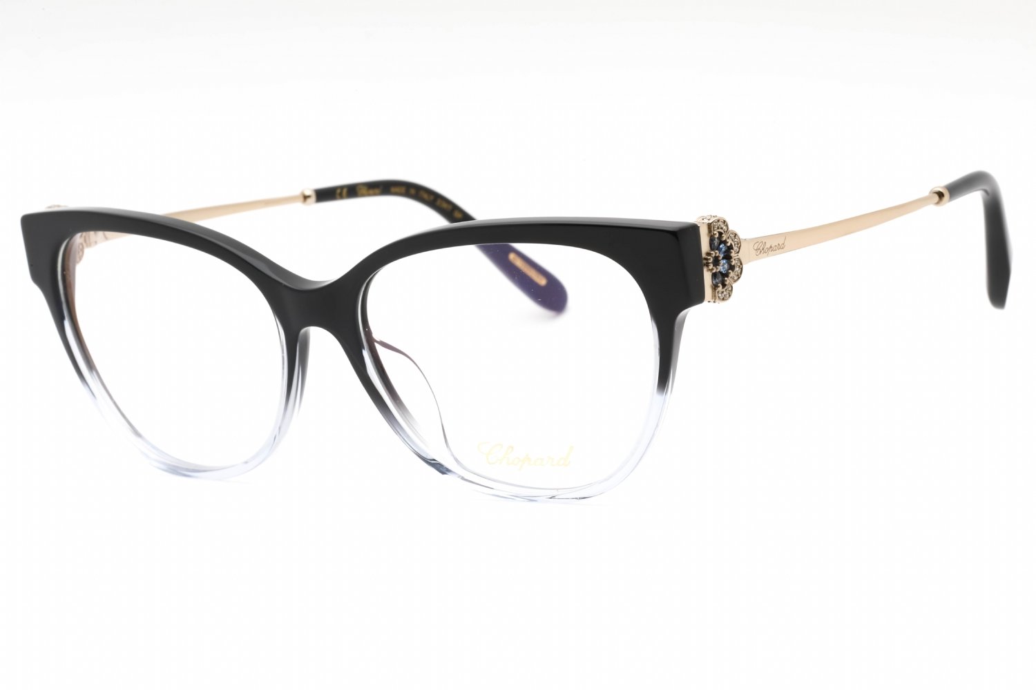 Chopard VCH325S Gradient Transparent Blue Black / Clear Lens 0N91 55X0X0