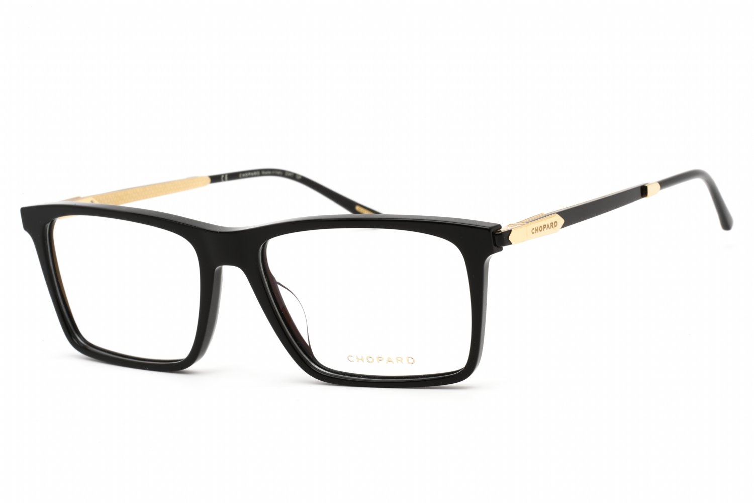 Chopard VCH343 SHINY BLACK / clear demo lens 0700 55-0-0 MM