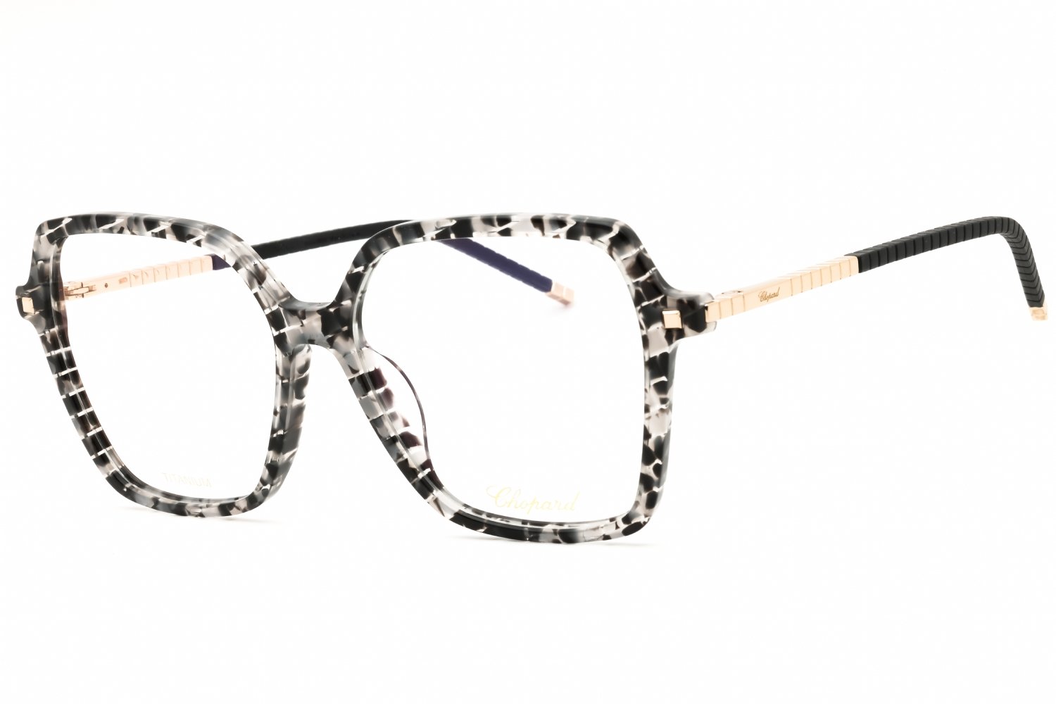 Chopard VCH348M BLACK GREY HAVANA / CLEAR 03KU 55X15X135
