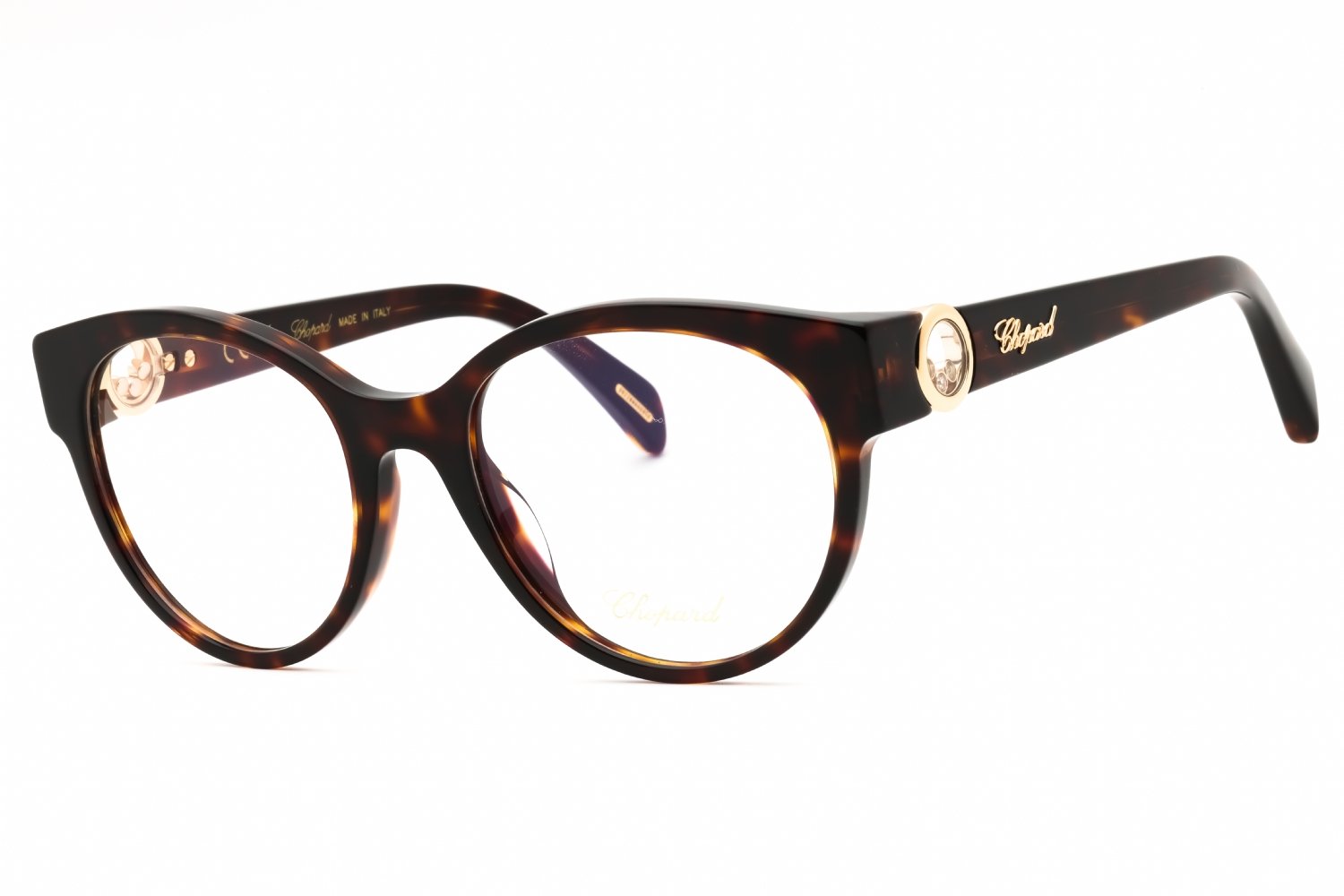 Chopard VCH350S SHINY HAVANA/Clear demo lens 0909 53-19-145 MM
