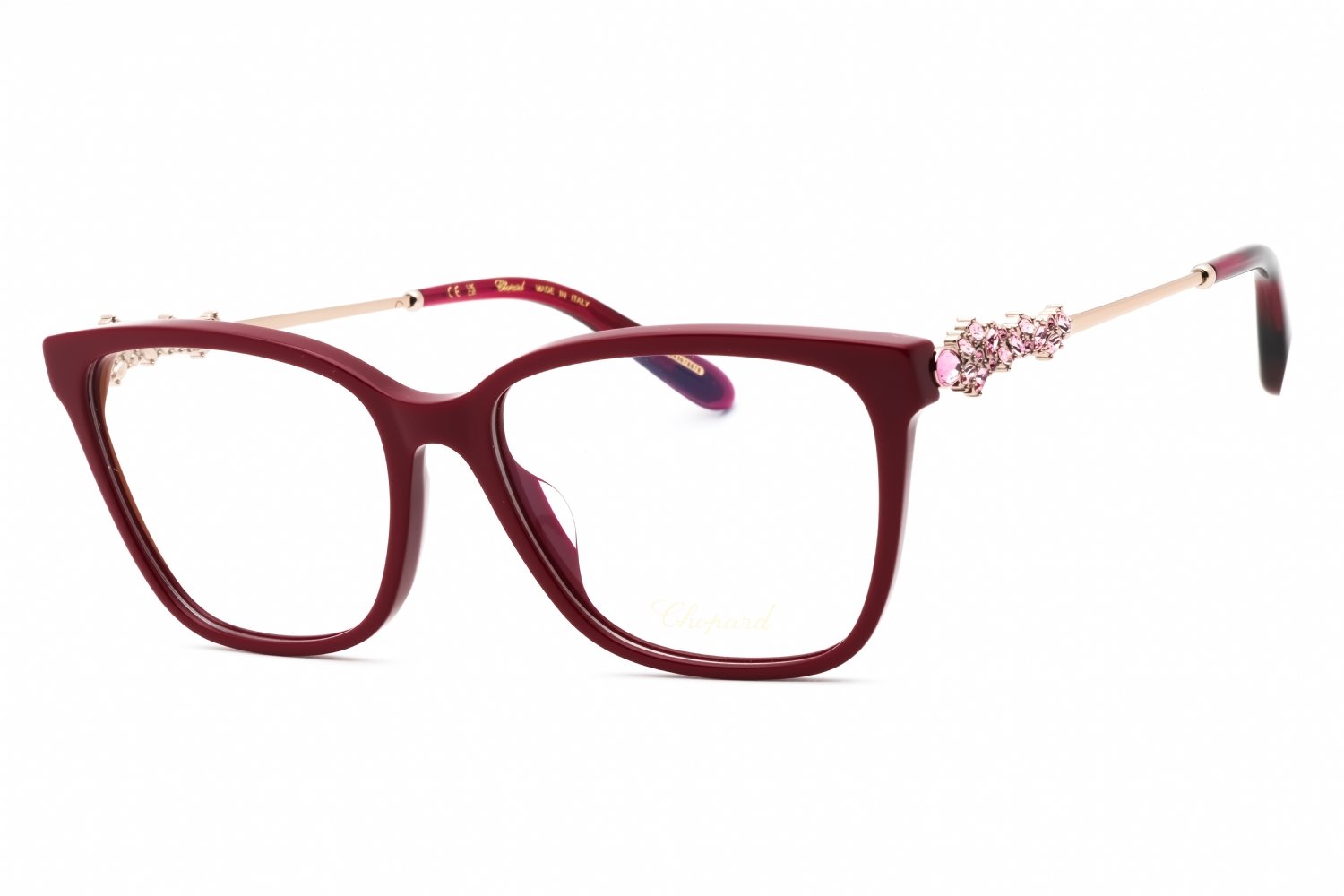 Chopard VCH361S Red/Clear demo lens 08LA 55-16-145 MM