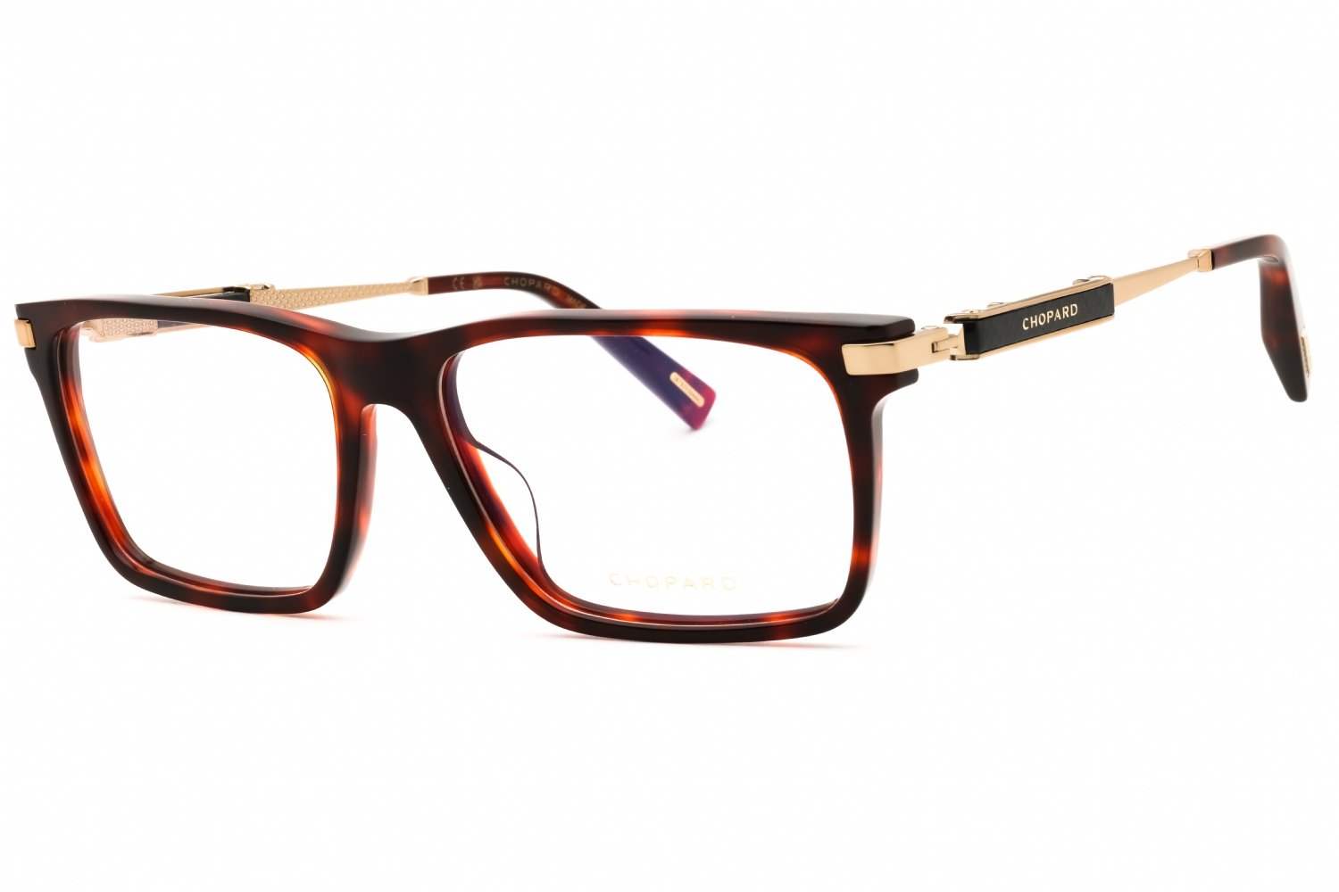 Chopard VCH364 SHINY RED HAVANA/clear demo lens 09AT 56-16-145 MM