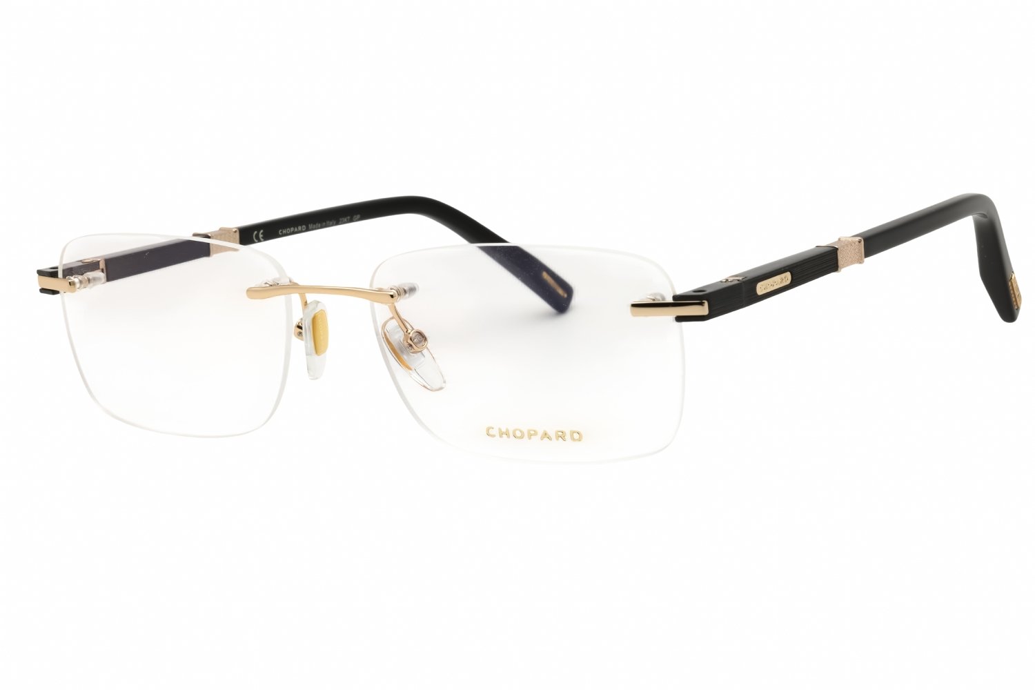 Chopard VCHF54 SHINY ROSE GOLD/Clear demo lens 0300 56-18-145 MM