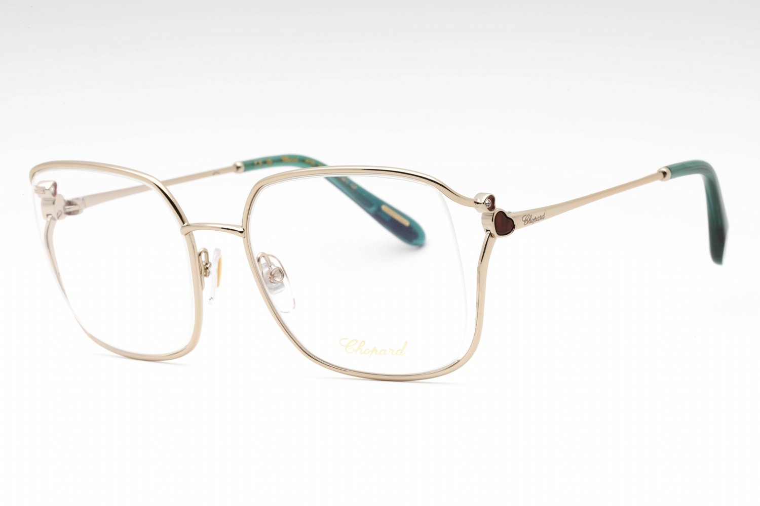 Chopard VCHG29S Shiny Light Gold / Clear demo lens 0594 53-19-135 MM