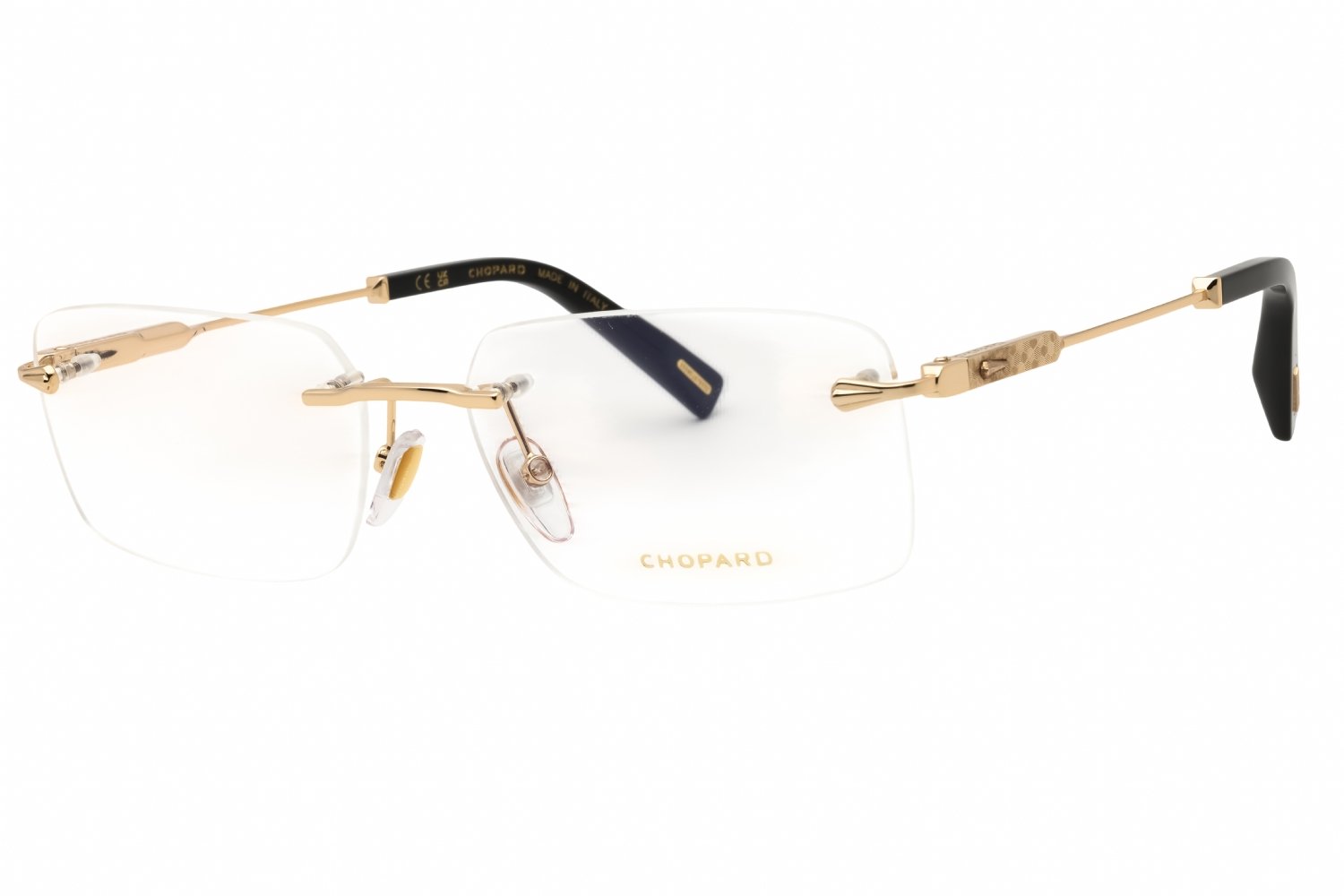 Chopard VCHG57 SHINY ROSE GOLD/clear demo lens 0300 58-17-145 MM