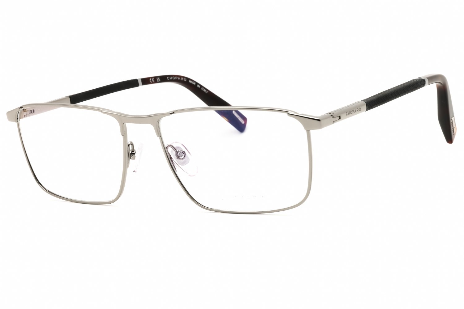 Chopard VCHL76 SHINY GUNMETAL/clear demo lens 0509 58-16-145 MM
