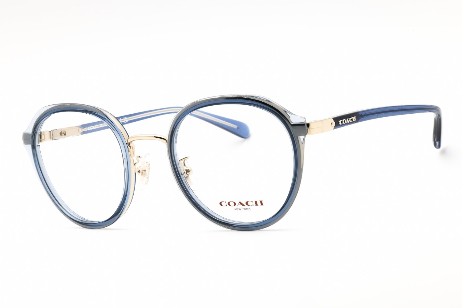Coach 0HC5162 Transparent Blue/light gold/Clear demo lens 9435 50-22-140 MM