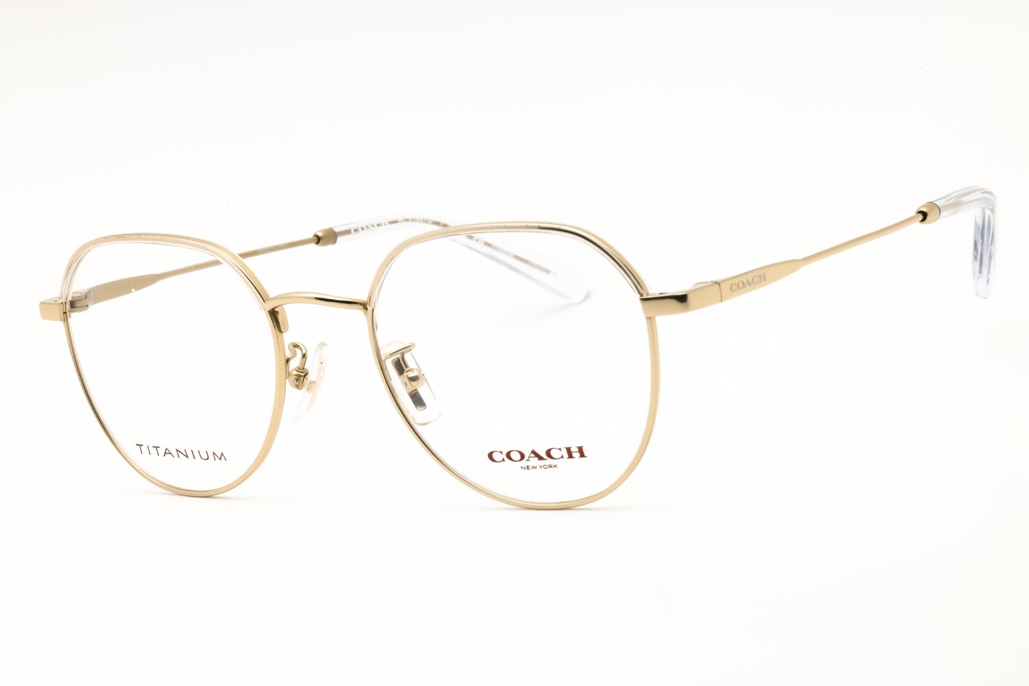 Coach 0HC5188TD Shiny Light Gold/Clear demo lens 9464 51X20X145