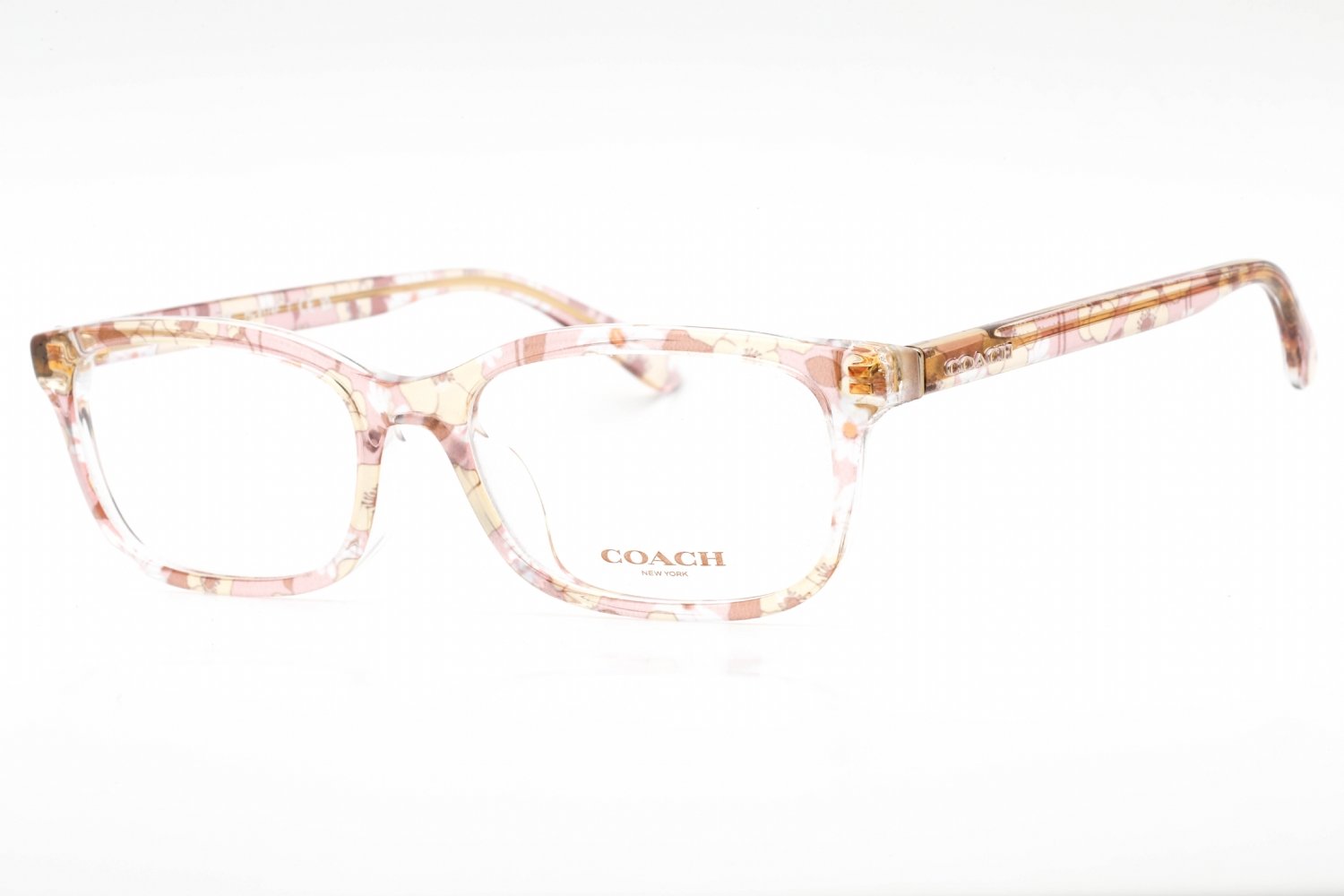 Coach 0HC6174F Transparent Pink Floral Print  / Clear Lens 5695 54-17-140 MM