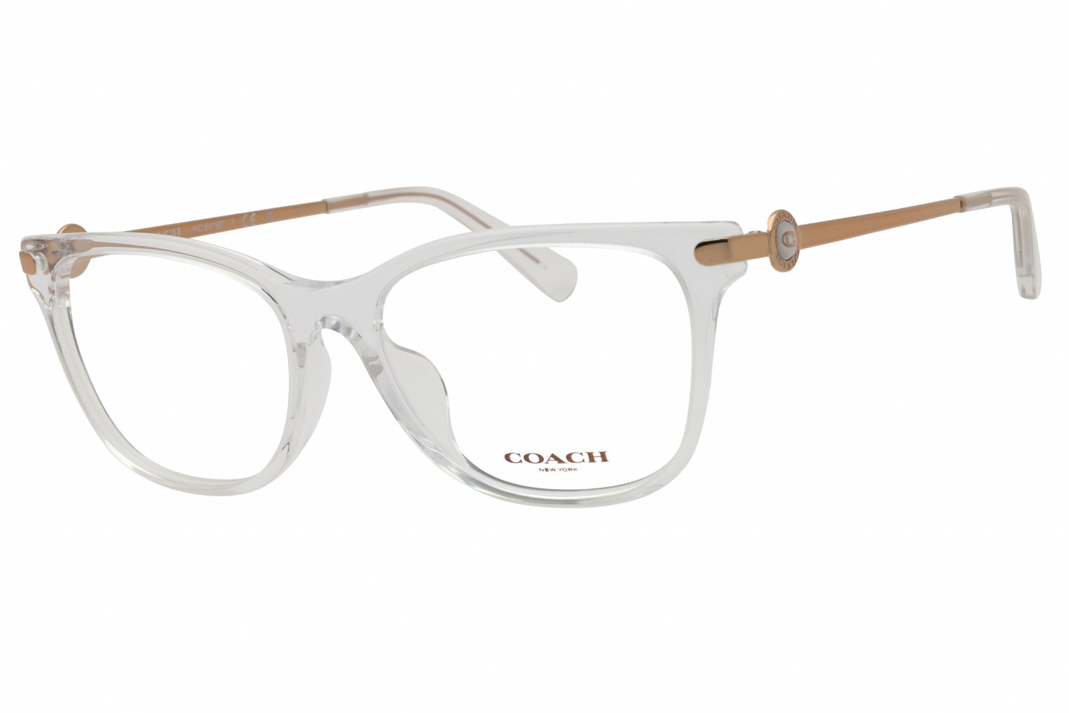 Coach 0HC6176F Clear/Clear demo lens 5111 51-17-140 MM