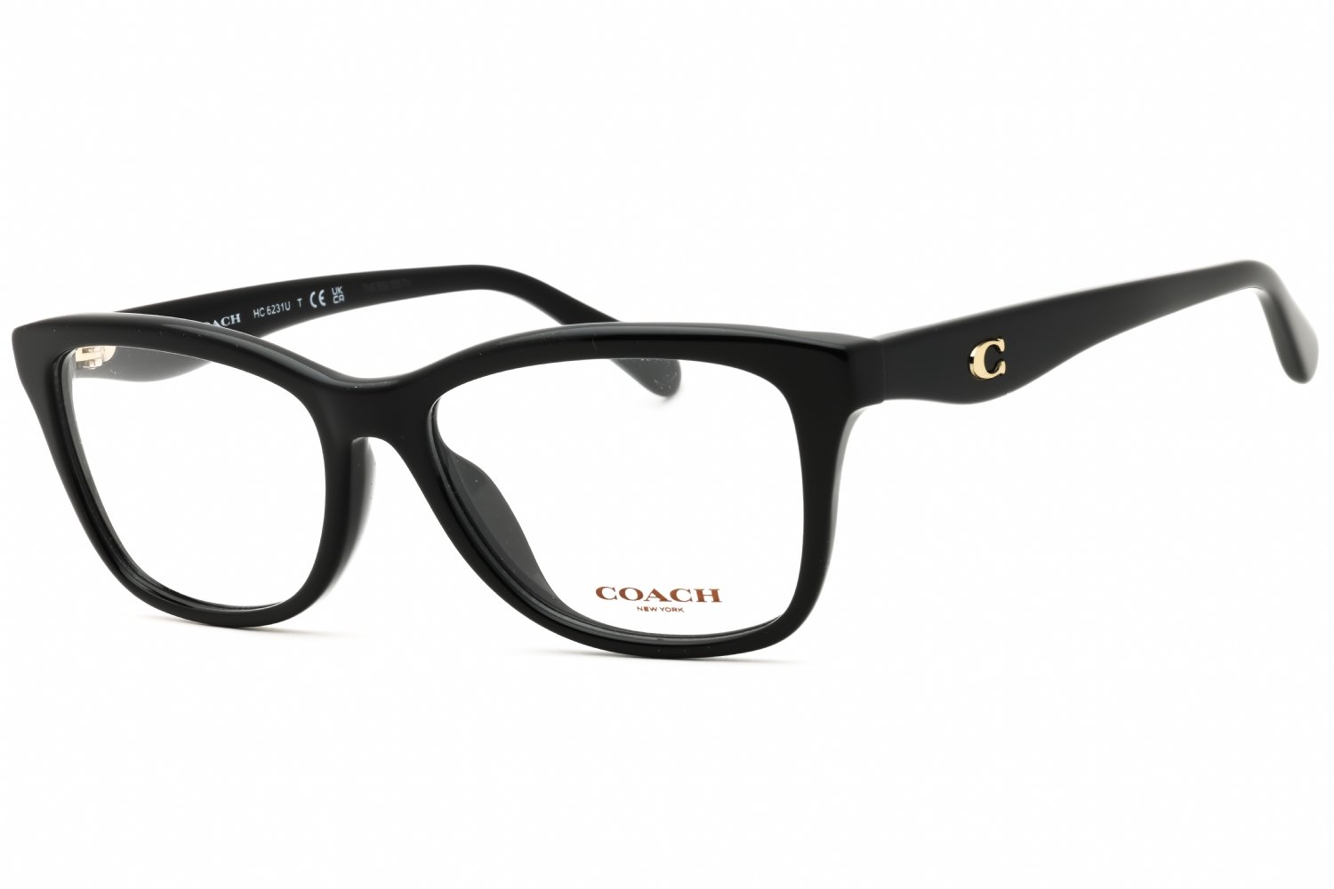 Coach 0HC6231U Black/Clear demo lens 5002 54-16-140 MM