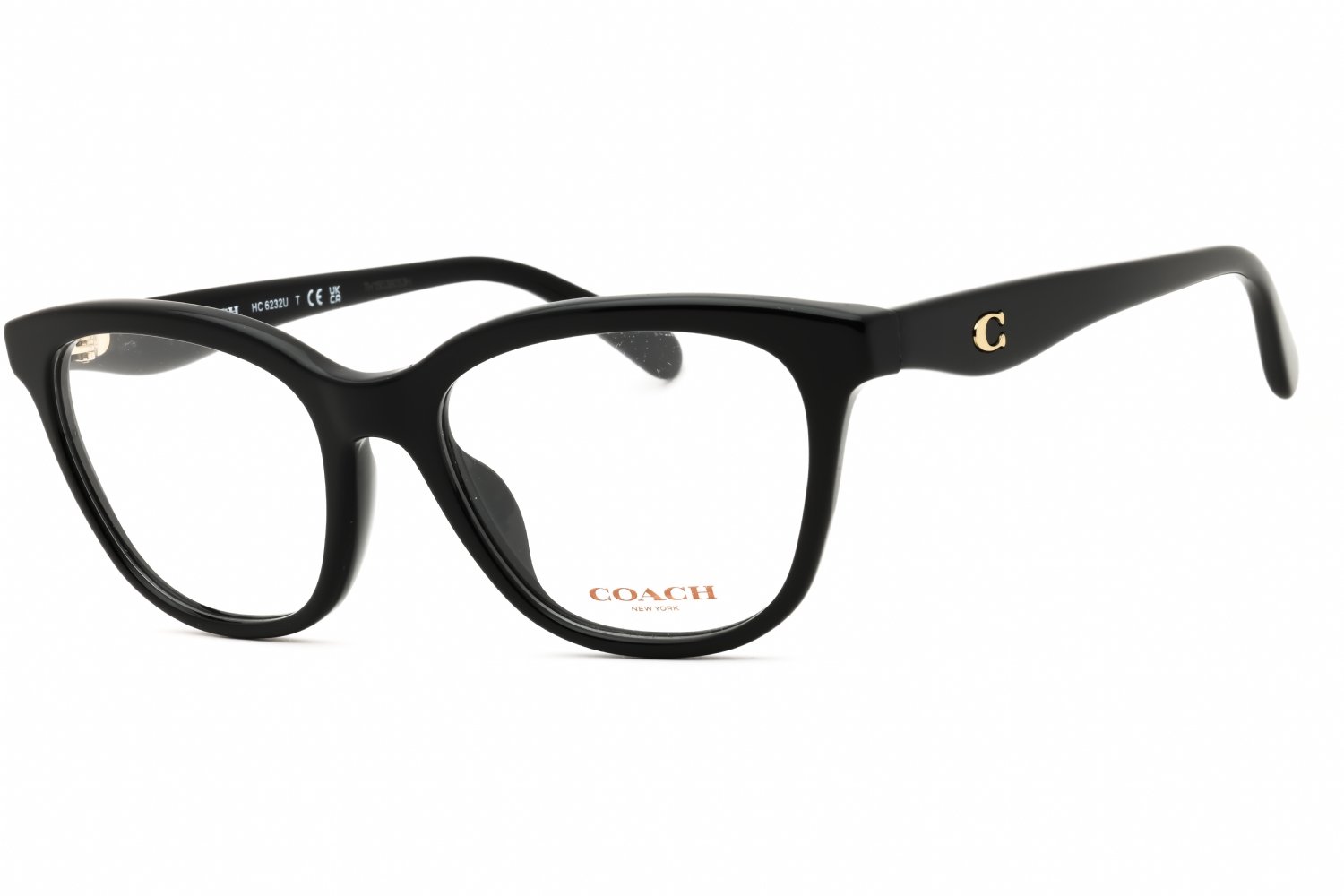 Coach 0HC6232U Black/Clear demo lens 5002 53-18-140 MM