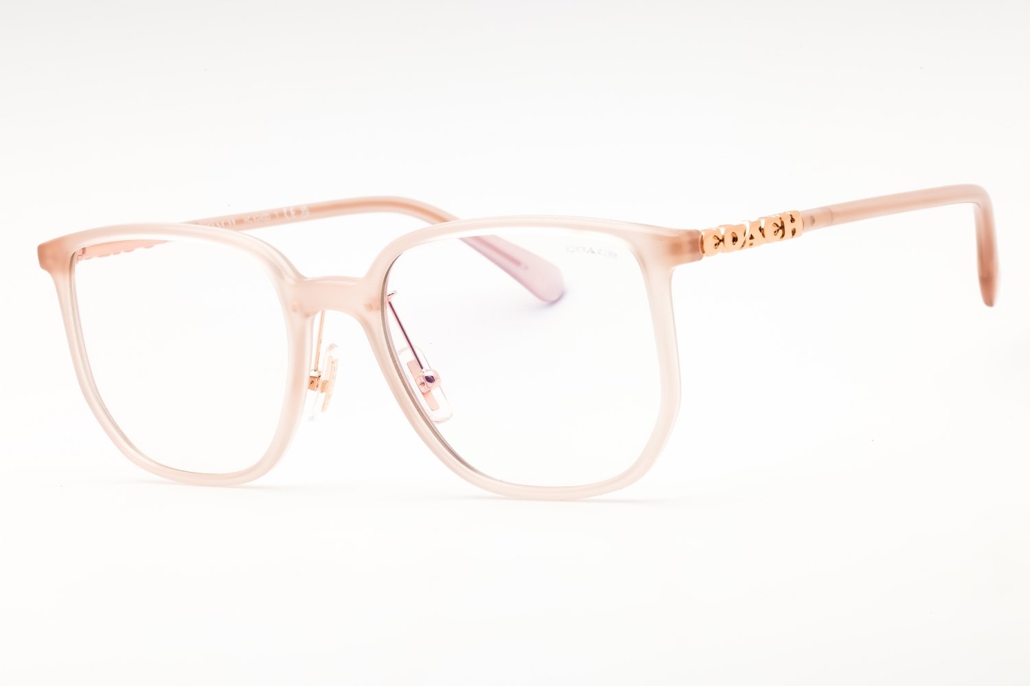 Coach 0HC6240D Milky Pink/Clear demo lens 5809SB 54-19-150 MM
