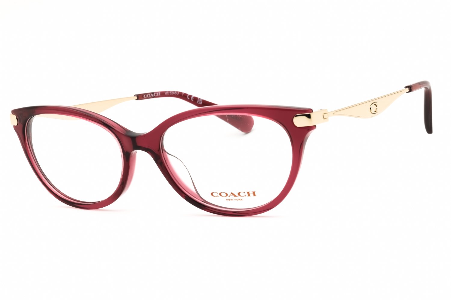 Coach 0HC6245U Transparent Burgundy 5824 53-17-140 MM