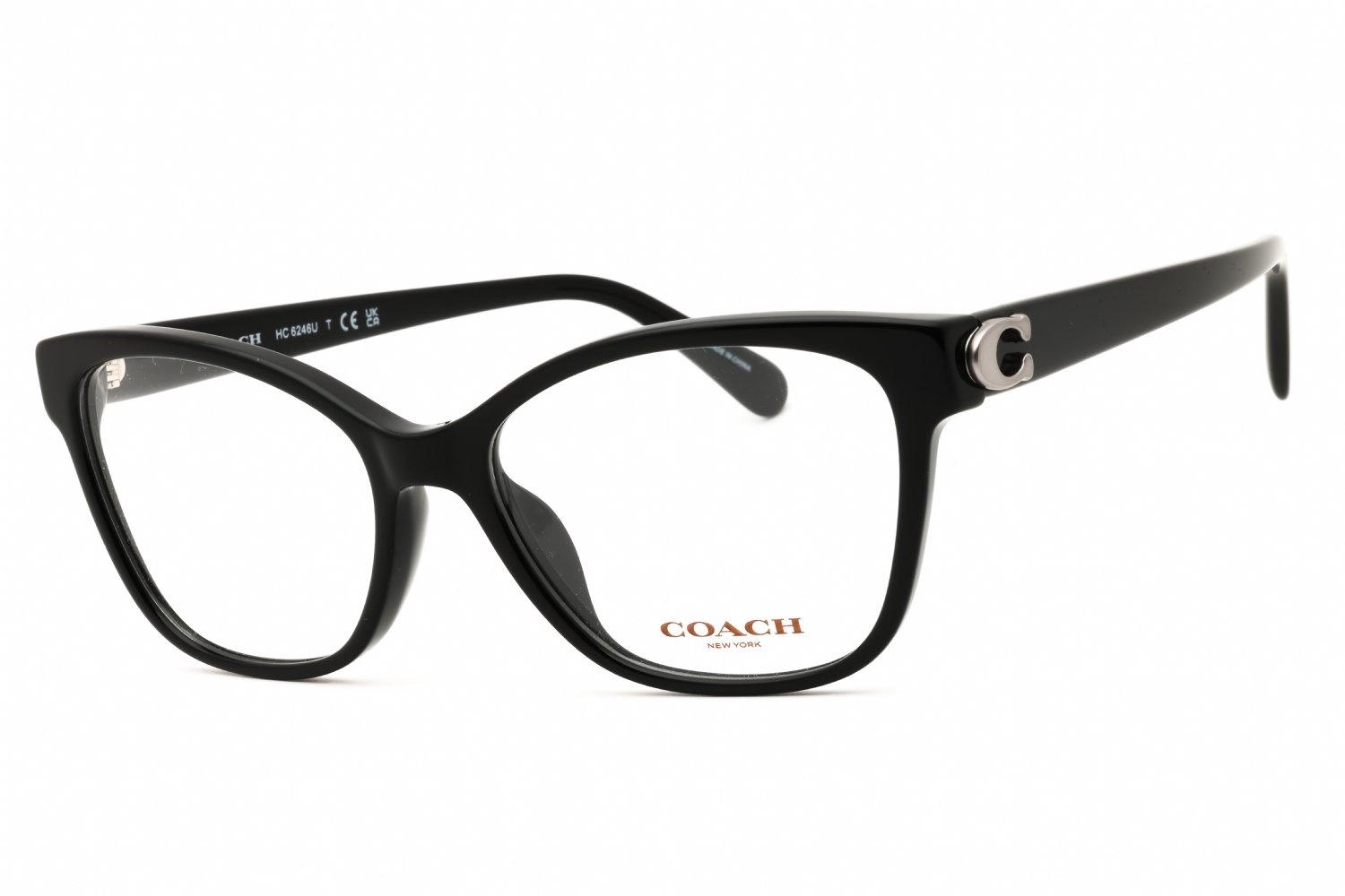 Coach 0HC6246U Black/Clear demo lens 5002 53X16X140