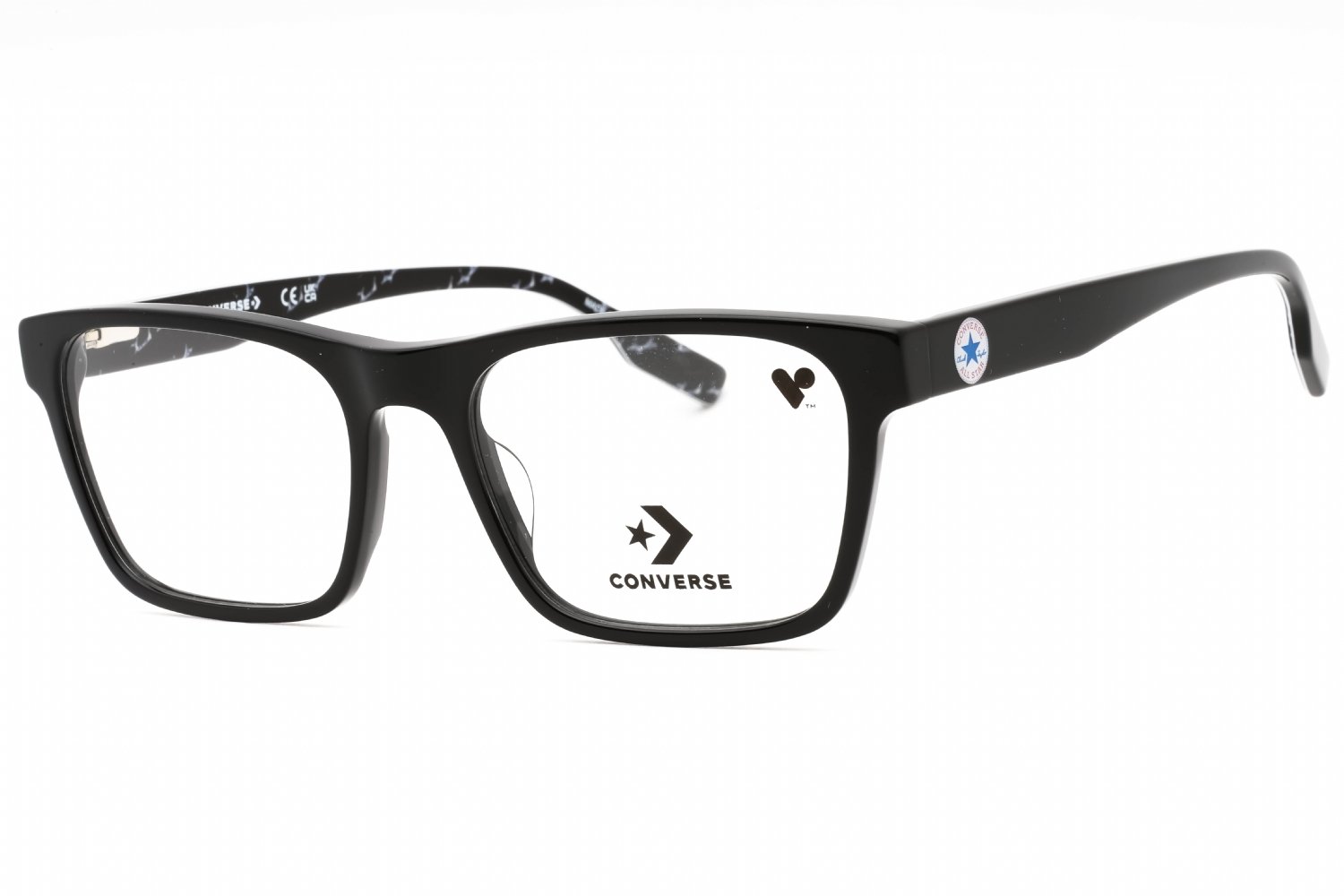 Converse CV5000 BLACK/Clear demo lens 001 54-18-145 MM