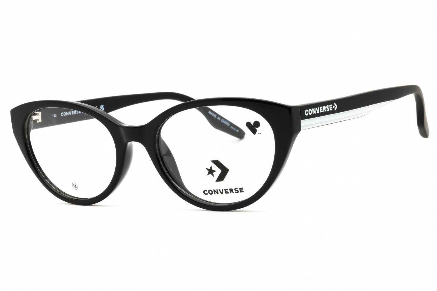 Converse CV5112 BLACK/Clear demo lens 001 52-18-140 MM