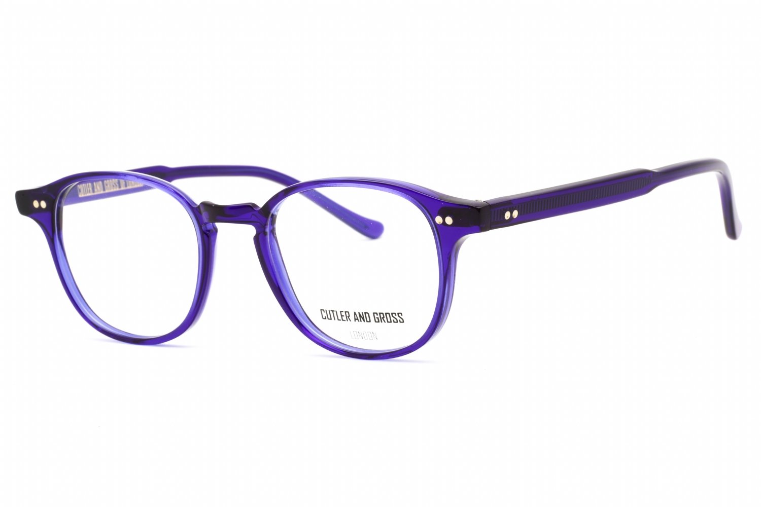 Cutler and Gross CG1312 Purple / Clear Lens 004 47-19-145 MM