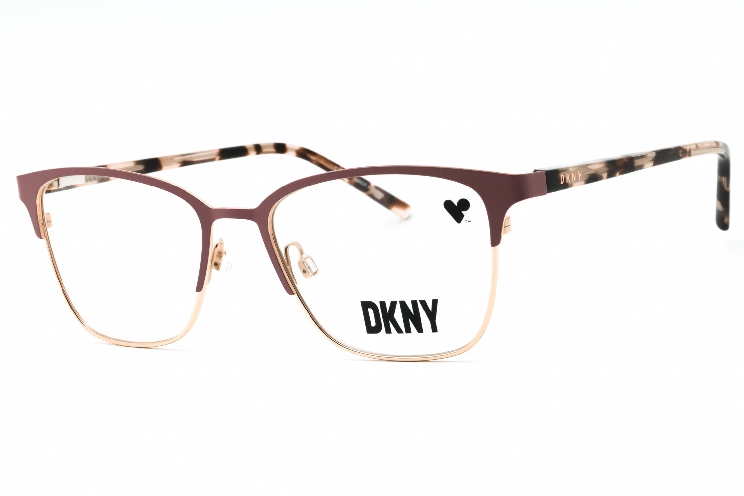 DKNY DK3002 MAUVE/Clear demo lens 608 52-17-135 MM