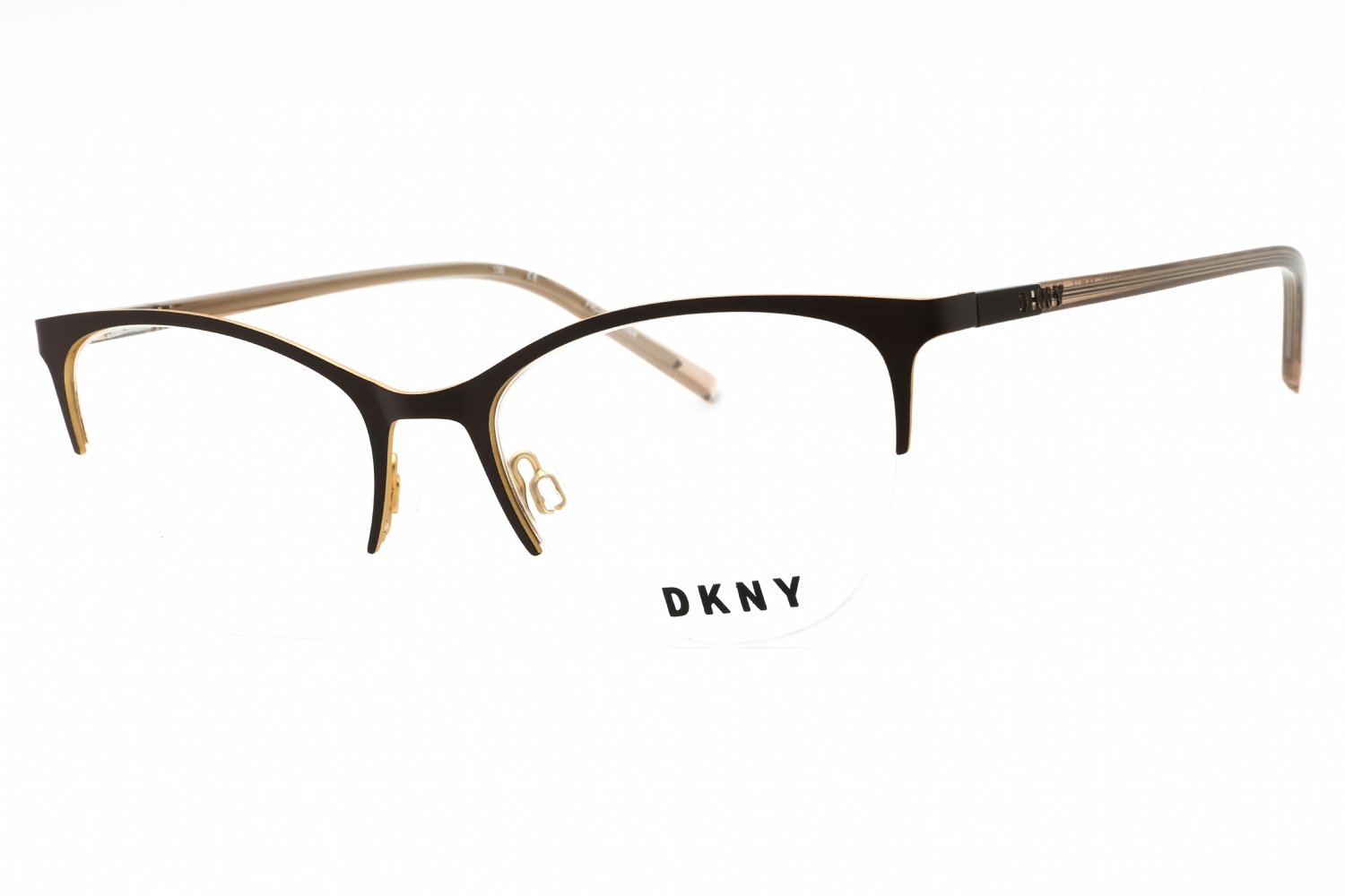 DKNY DK3006 BROWN/Clear demo lens 210 52-18-135 MM