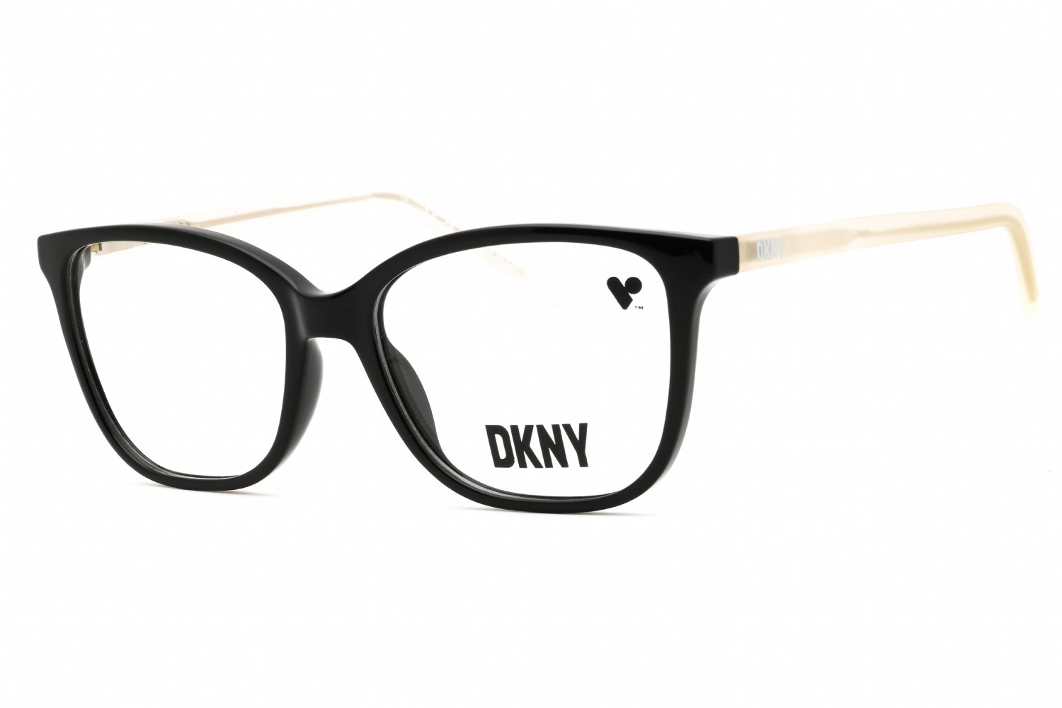 DKNY DK5052 BLACK/Clear demo lens 001 53-16-135 MM