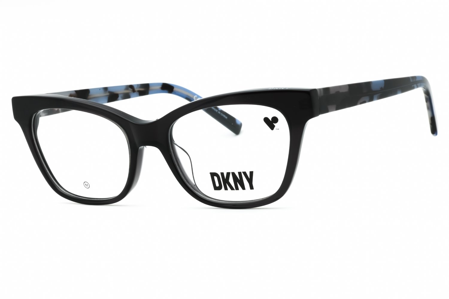 DKNY DK5053 CRYSTAL CARBON/Clear demo lens 018 51-18-140 MM