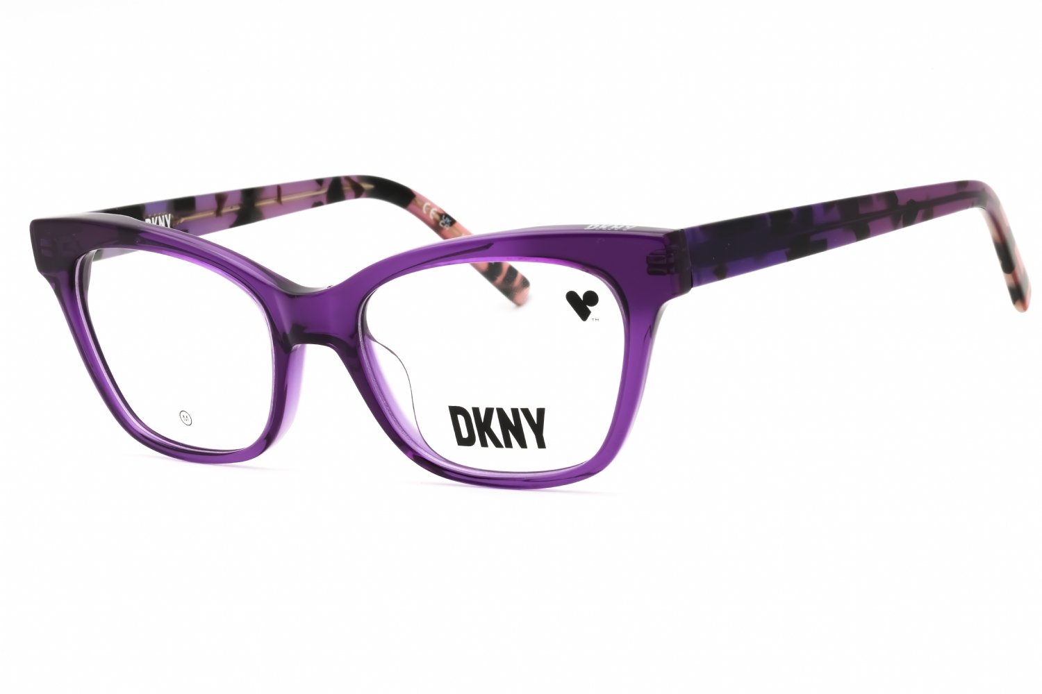 DKNY DK5053 CRYSTAL PURPLE/Clear demo lens 500 51-18-140 MM