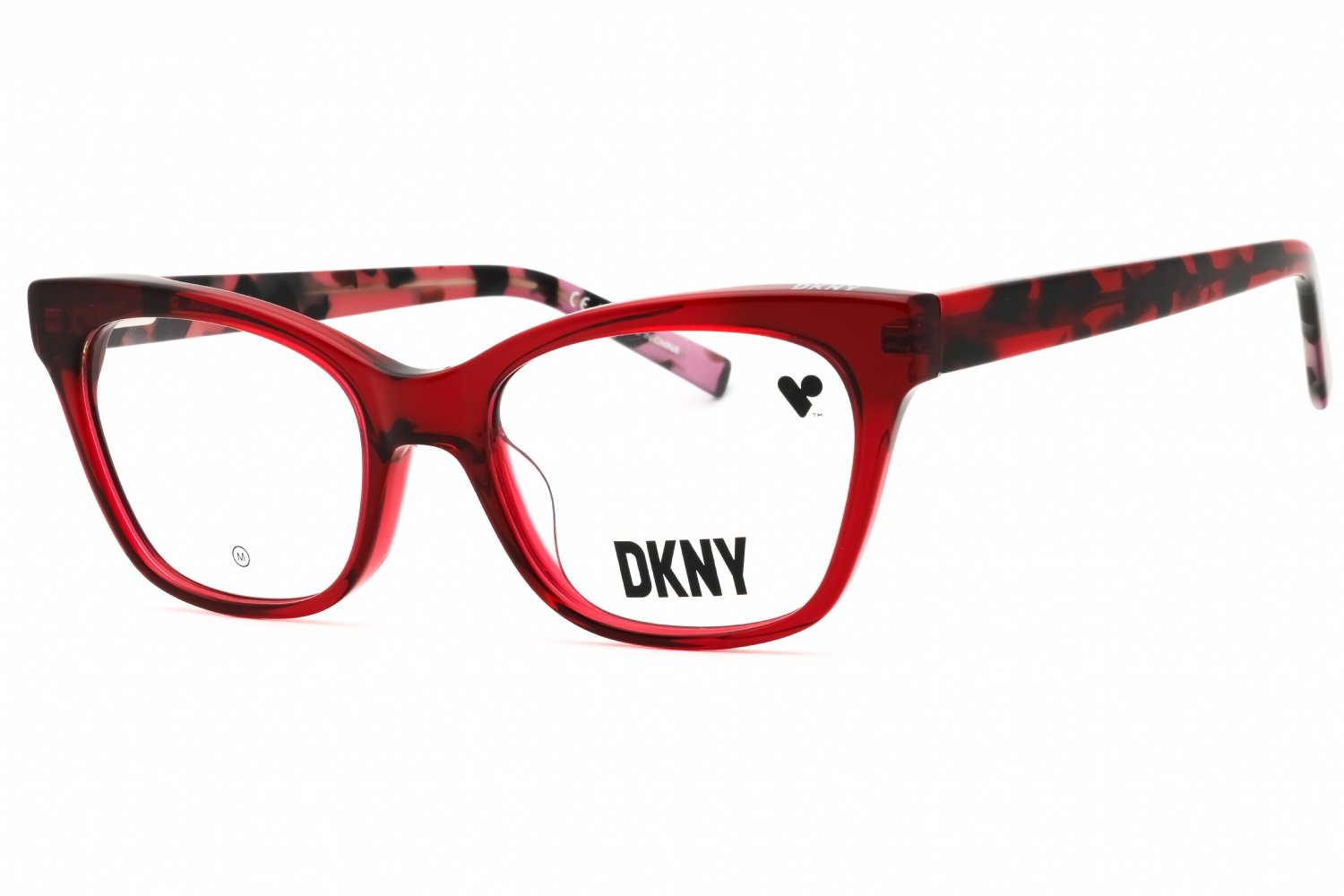 DKNY DK5053 CRYSTAL RED/Clear demo lens 600 51-18-140 MM