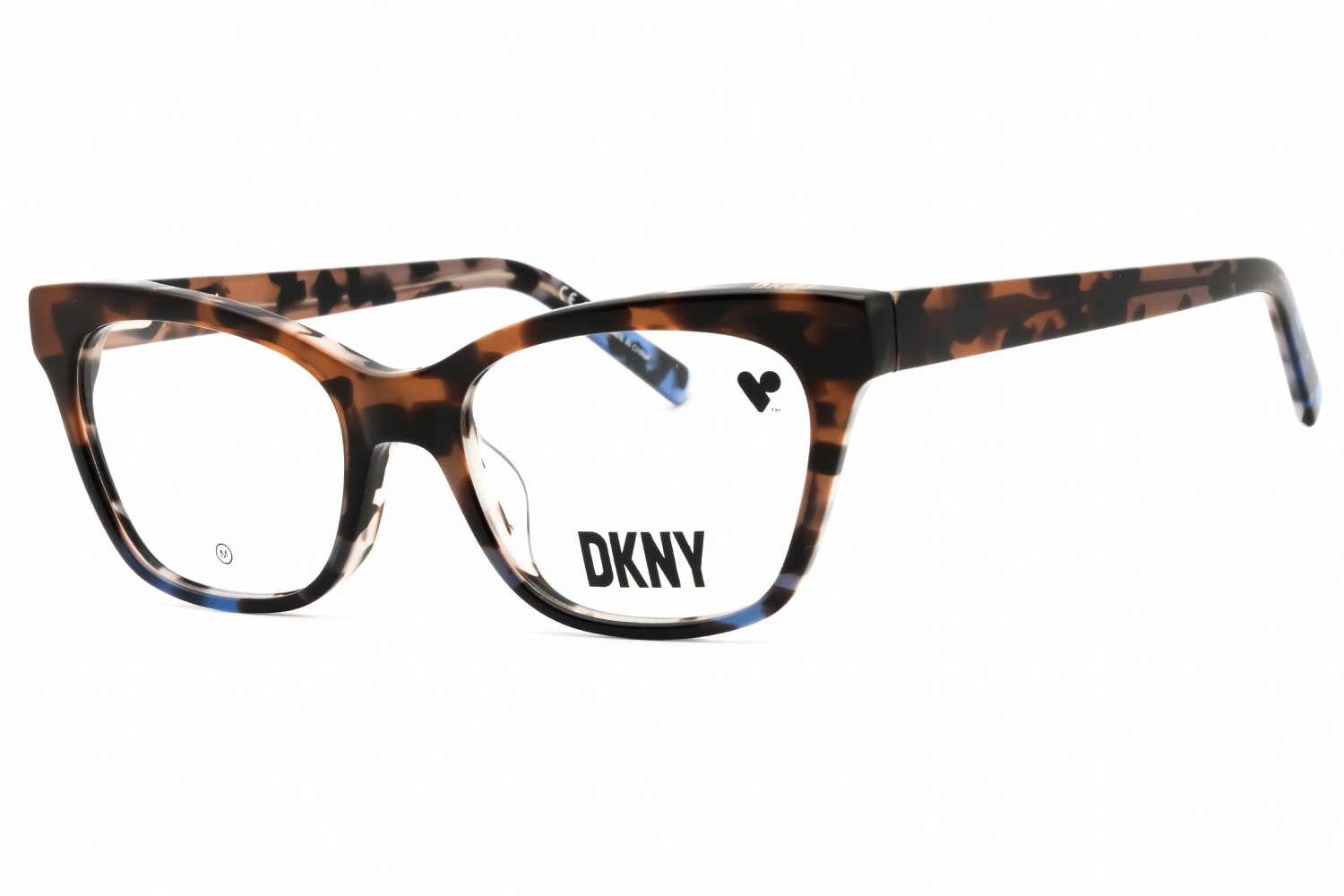 DKNY DK5053 MOCHA/BLUE TORT GRADIENT/Clear demo lens 248 51-18-140 MM