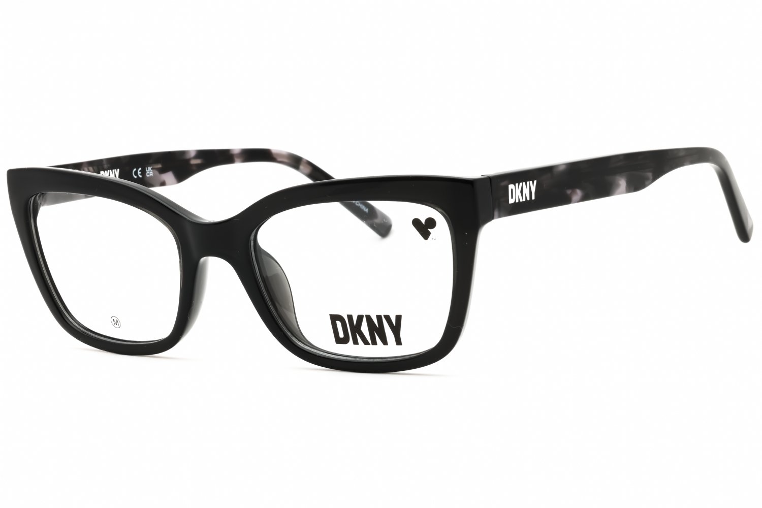 DKNY DK5068 BLACK CRYSTAL/Clear demo lens 001 52-19-140 MM