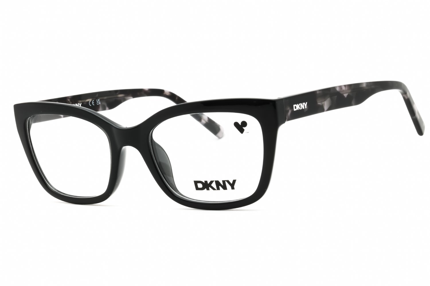DKNY DK5068N BLACK CRYSTAL/Clear demo lens 001 52-19-140 MM