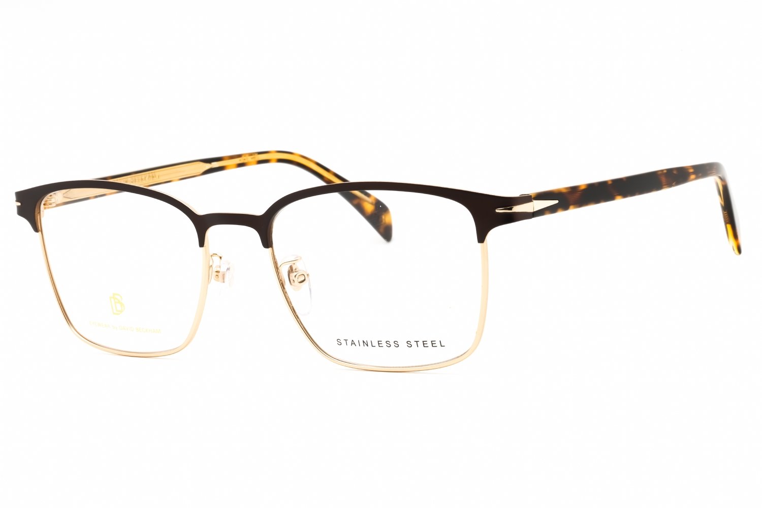 David Beckham DB 1059/F MTBRW GLD/Clear demo lens 0UFM 00 55-19-145 MM