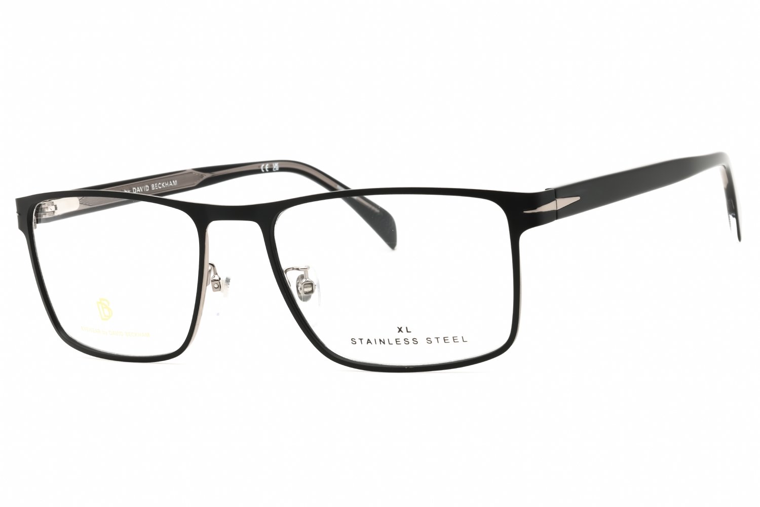 David Beckham DB 1067 MT BLACK RUTHENIUM/clear demo lens 0TI7 00 58X19X150