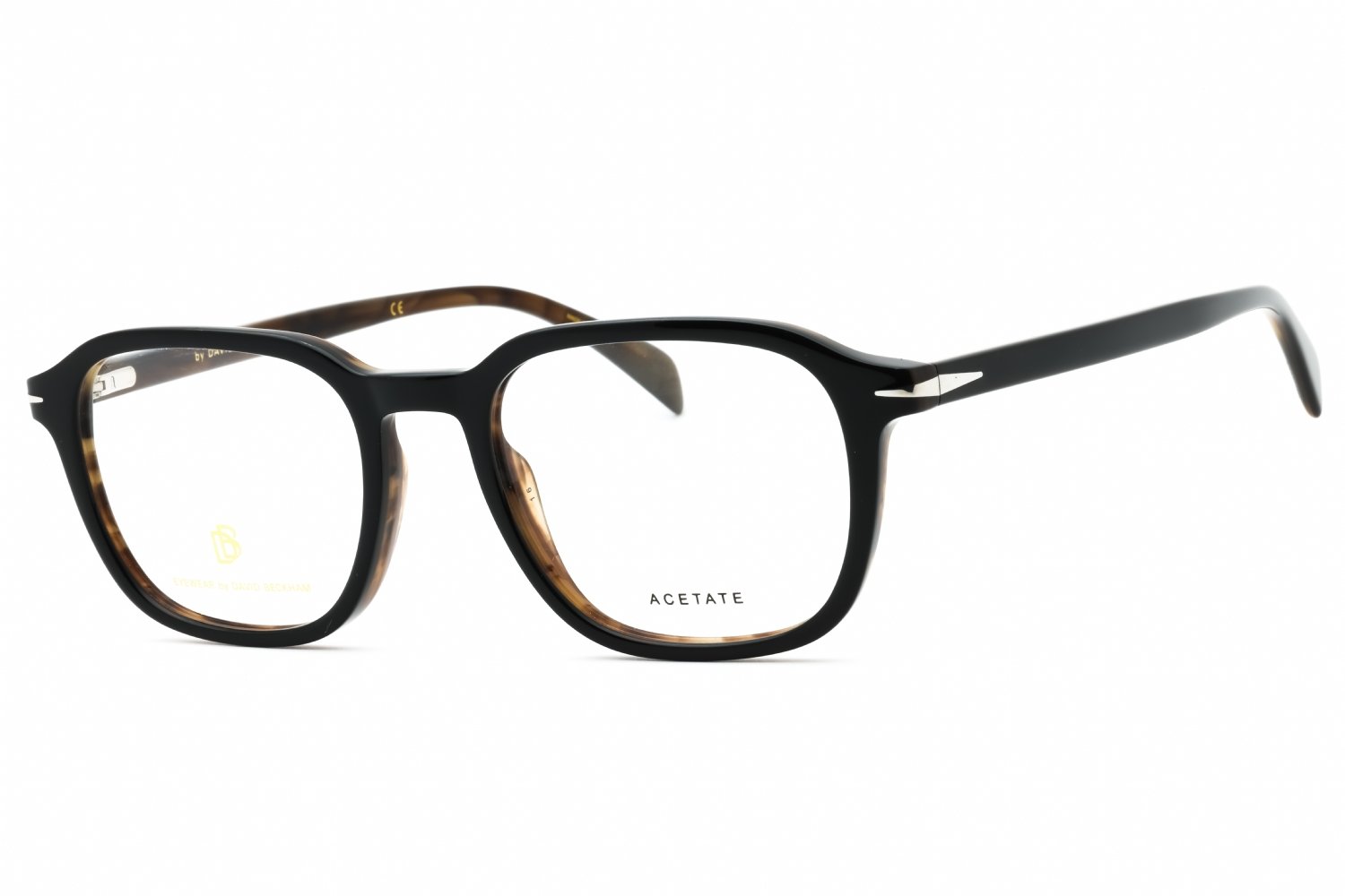 David Beckham DB 1084 BLK STR BW/Clear demo lens 005K 00 51-19-150 MM
