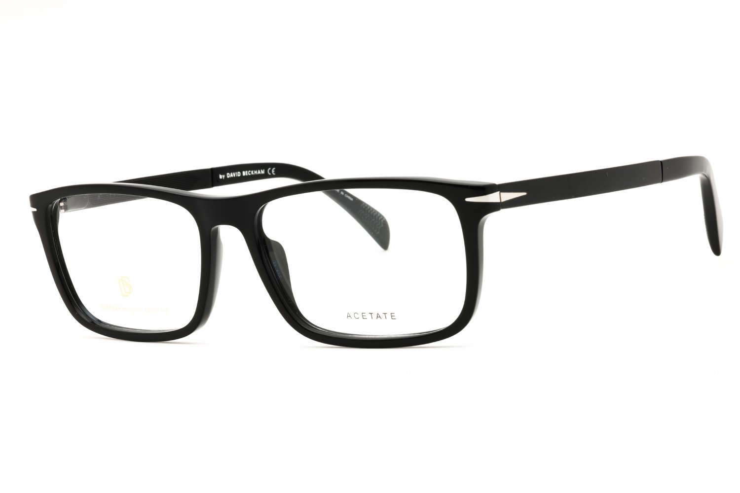 David Beckham DB 1095 BLK MTBLK/Clear demo lens 0SUB 00 57-16-150 MM