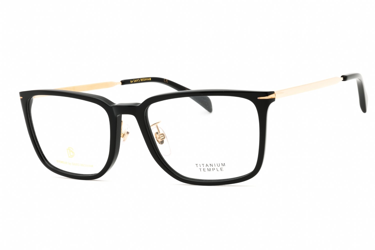 David Beckham DB 1110/G BLK GOLD B/Clear demo lens 02M2 00 55-18-145 MM
