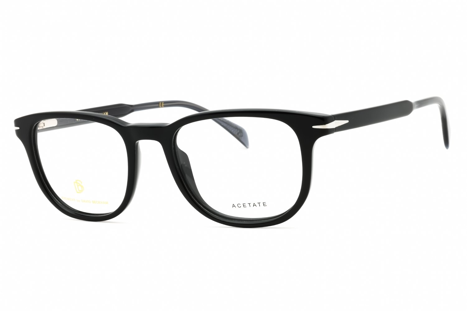 David Beckham DB 1123 BLACK GREY/Clear demo lens 008A 00 50-19-150 MM